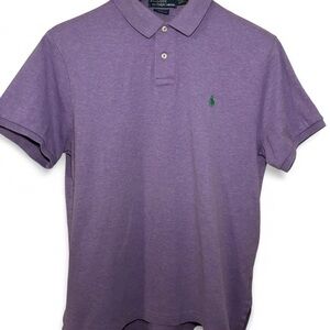 Ralph Lauren Men’s Lavender Polo with Green Pony